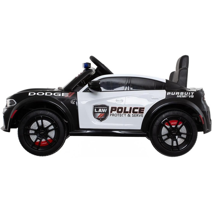 Дитячий електромобіль поліції з дистанційним управлінням - 3-5 років до 30 кг, дитячий транспортний засіб зі звуком і світлом, еле