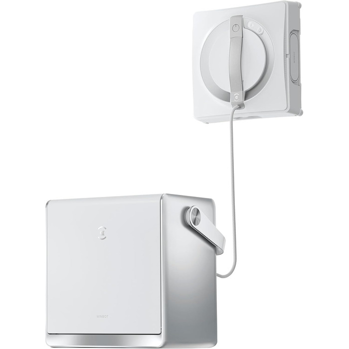 Робот для миття вікон з багатофункціональною станцією 6 в 1, вбудованим акумулятором 4500 мАг, режимом очищення країв, технологією