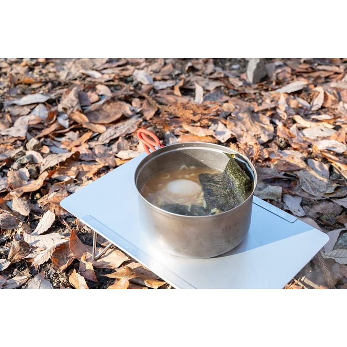 Легкий титановий кемпінговий горщик EVERNEW зі складною ручкою, 600 та 900