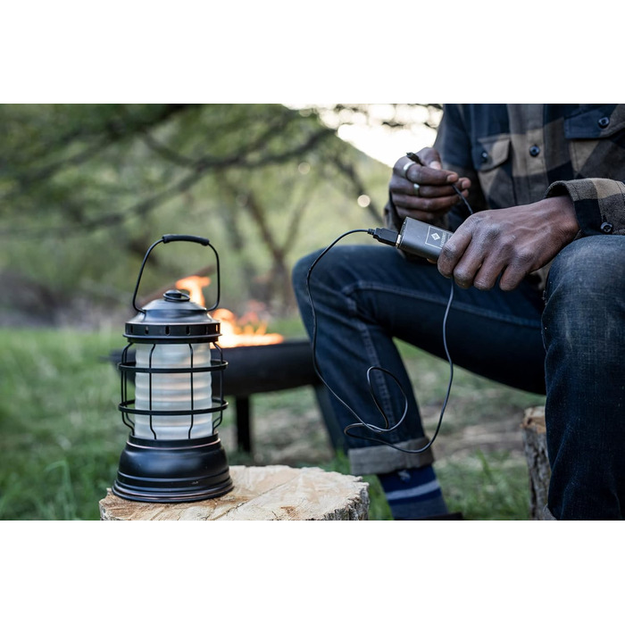 ЛІСОВИЙ ЛІХТАР Barebones Акумуляторний вінтажний світлодіодний ліхтар із регульованою яскравістю Ліхтар на батарейках для пригод на свіжому повітрі, садових вечірок та надзвичайних ситуацій (антична бронза)