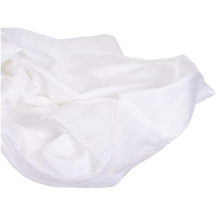 Скатертина Soleil d'ocre з захистом від плям квадратна ALIX, біла, 140 x 240 см біла 140 x 240 см